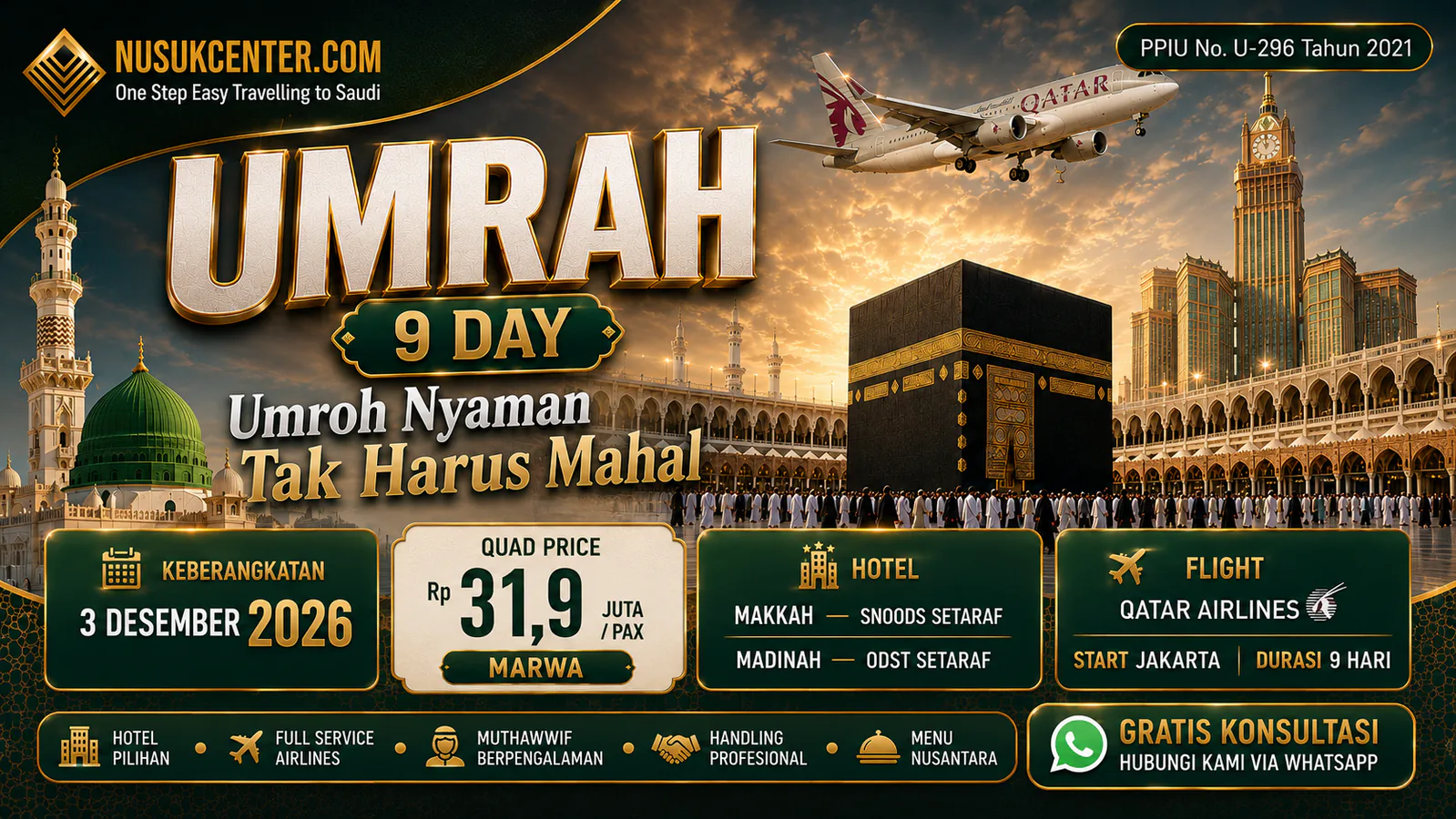 Umroh Desember 9 Hari